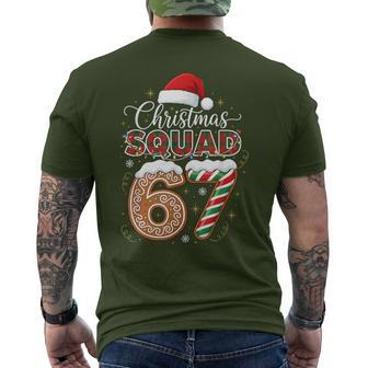 67 Six Seven Meme Brainrot 67 Christmas Squad Men's T-shirt Back Print - Thegiftio UK