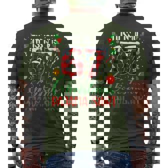 67 Six Seven Meme Christmas Pajamas Xmas Holiday Men's T-shirt Back Print | Mazezy