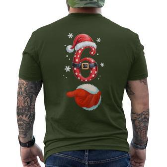 67 Six Seven Meme Couple Matching Christmas Pajamas Men's T-shirt Back Print - Thegiftio UK