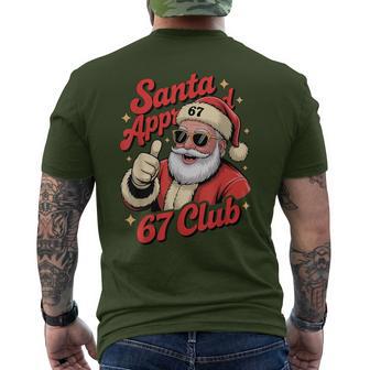 Christmas 67 Santa Retro Santa Approved 67 Men's T-shirt Back Print - Thegiftio UK