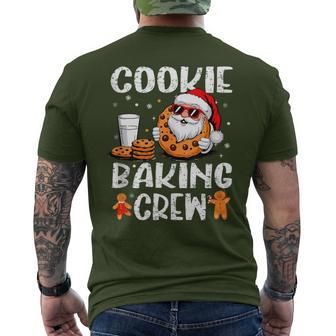 Christmas Cookie Baking Crew Family Men's T-shirt Back Print - Seseable