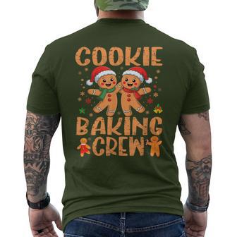 Christmas Cookie Baking Crew Family Men's T-shirt Back Print - Thegiftio UK