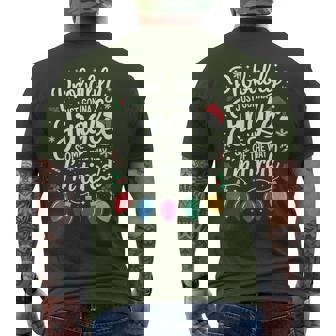 Christmas Probably Just Gonna Jingle Some Of The Way Men's T-shirt Back Print | Mazezy