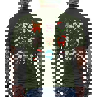 Dental Christmas Th Cute Xmas Dentist Squad Crew Men's T-shirt Back Print - Monsterry