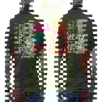 Nutcracker Christmas Yall Are Nuts Nutcrackers Men's T-shirt Back Print - Monsterry