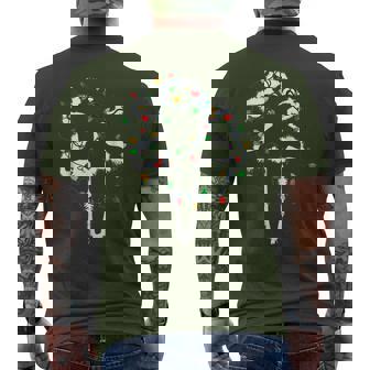 Pussy-Cat From Christmas Vacation Frieds Black U-Neck Men's T-shirt Back Print | Mazezy