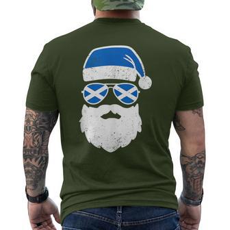Scottish Christmas Pajama Matching Family Men's T-shirt Back Print - Thegiftio UK