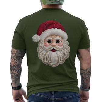 Yarn Santa Men's T-shirt Back Print - Thegiftio UK