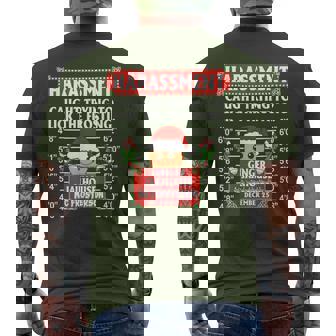 Gingerbread Christmas Licking Frosting Pun Men's T-shirt Back Print | Seseable CA