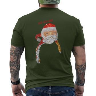 Goo Goo Gaga Santa Claus Men's T-shirt Back Print - Monsterry