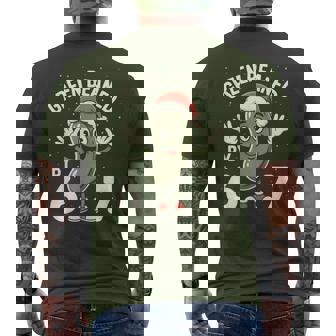 Green Beaned By 6–7 – Christmas Casserole Meme Graphic Men's T-shirt Back Print | Mazezy