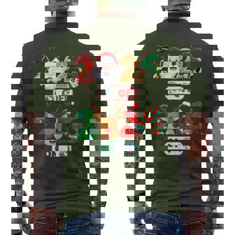 Happy New Year 2026 Goodbye 2025 Hello 2026 Christmas Xmas Men's T-shirt Back Print - Monsterry