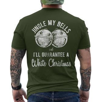 Jingle My Balls For A White Christmas Men's T-shirt Back Print - Thegiftio UK