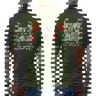 Keeper Of Gender Reveal Xmas What's Baking Only Auntie Knows Men's T-shirt Back Print | Mazezy