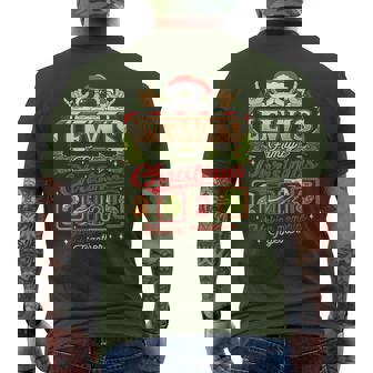 Lewis Family Christmas 2025 Making Memories Together Men's T-shirt Back Print - Monsterry