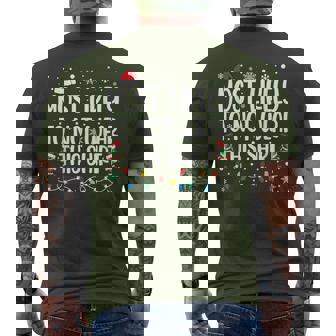 Most Likely To Not Wear This Family Matching Christmas Men's T-shirt Back Print | Mazezy