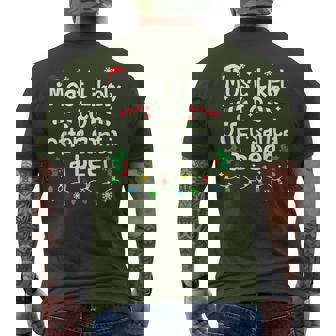 Most Likely To Offer Santa A Beer Christmas Matching Family Men's T-shirt Back Print | Mazezy