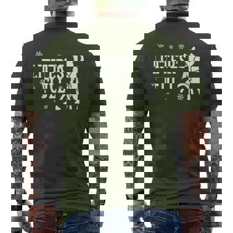 Litter's Full Cat Christmas Parody Meme For Xmas Humor Men's T-shirt Back Print | Mazezy