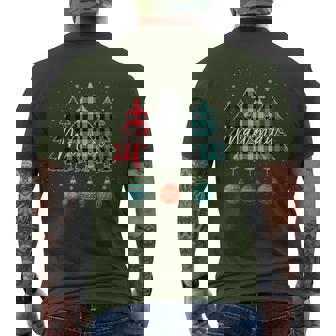 Mawmaw Christmas Tree Matching Family Party Men's T-shirt Back Print - Monsterry