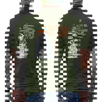 Melting Down Over 6-7 67 Christmas Snowman Six Seven Men's T-shirt Back Print - Thegiftio