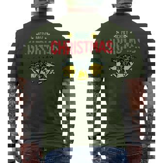 Merry Christmas Celebrate The Season In Style Jingle Bells Men's T-shirt Back Print | Seseable CA