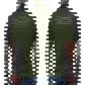 Minimalist Gingerbread Cookie Lineup Christmas Fun Holiday Men's T-shirt Back Print - Thegiftio