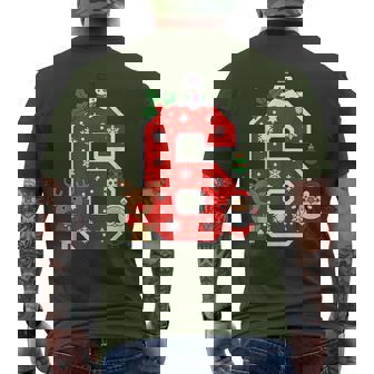 Number 6 67 Meme Couple Pajamas Christmas Matching Men's T-shirt Back Print - Monsterry