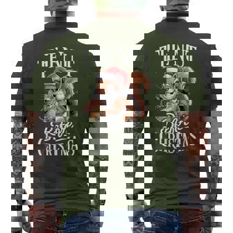 The Nut Before Christmas Squirrel Men's T-shirt Back Print | Seseable FR