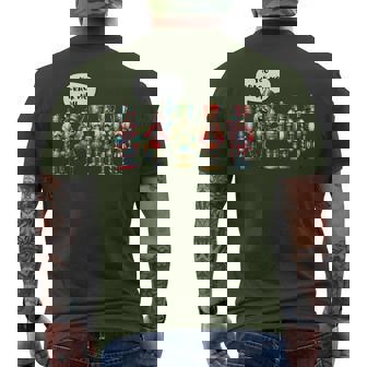 Nutcracker You Crack Me Up Christmas Humor Men's T-shirt Back Print | Mazezy