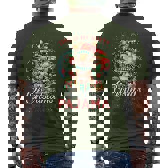 Nutty Christmas Squirrel Pajama – Jolly Cheers Holiday Men's T-shirt Back Print - Thegiftio