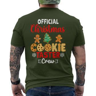 Official Christmas Cookie Tester Crew Christmas Cookie Men's T-shirt Back Print - Thegiftio UK