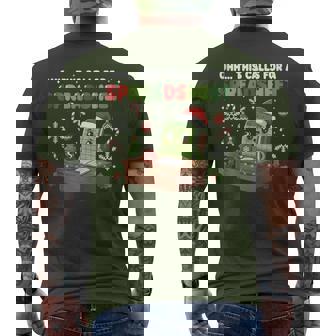 Oh This Calls For A Spreadsheet Christmas Sweater Men's T-shirt Back Print - Thegiftio