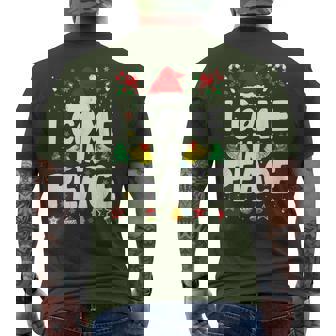 I Come In Peace I'm Peace Couple Matching Christmas Men's T-shirt Back Print - Thegiftio