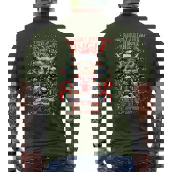 Probably Just Gonna Jingle Christmas Cow Men's T-shirt Back Print - Thegiftio