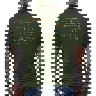 Probably Just Gonna Jingle Some Of The Way I'm Tired Xmas Men's T-shirt Back Print | Mazezy