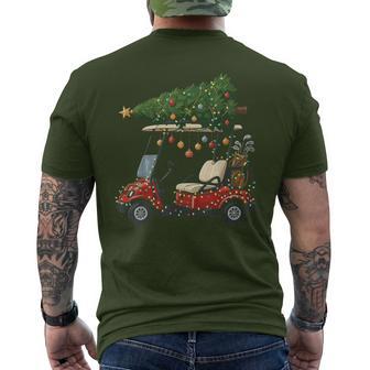 This Is How I Roll Golf Cart Christmas Sport Golfer Men's T-shirt Back Print - Thegiftio UK