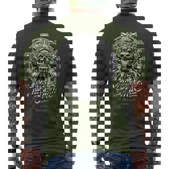 Santa Muerte Metaltyle Textoanta Muerte Camiseta Hombre Estampado Espalda - Regaloses