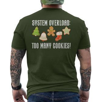 Tech Support Im Here To Delete Your Cookies Christmas Men's T-shirt Back Print - Thegiftio UK