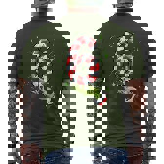 Trending Six Seven Meme Christmas 67 Xmas Couple Christmas Men's T-shirt Back Print - Thegiftio