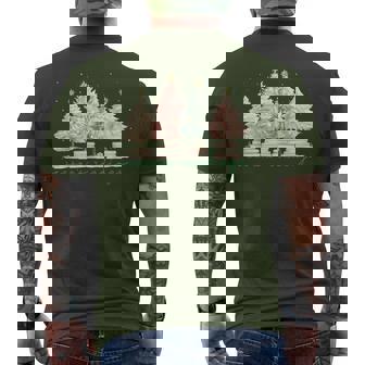 Vintage Seasons Readings All Booked For Christmas Books Club Men's T-shirt Back Print - Thegiftio