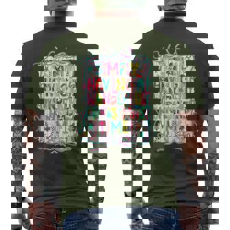 Whimsical Christmas Quote For Holiday Lovers Men's T-shirt Back Print - Monsterry