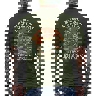 From The Windows To The Walls Retro Raccoon Christmas Men's T-shirt Back Print | Mazezy