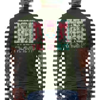 Y'all Are Nuts Nutcracker Crochet Christmas Xmas Holiday Men's T-shirt Back Print - Thegiftio