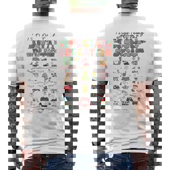 12 Days Of Teaching Special Education IEPS SPED Teacher Men's Back Print T-Shirt | Mazezy