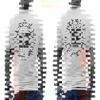 12 Year Old Vintage 2014 Limited Edition 12Th Birthday Men's T-shirt Back Print | Mazezy