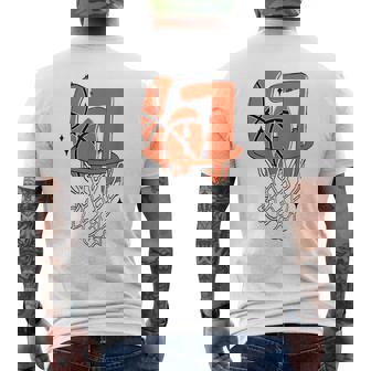 67 Basketball Six Seven 6 7 Meme 67 Basketball Men's Back Print T-Shirt | Mazezy