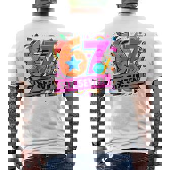 67 Days School 67 Six Seven 67 Teachers Students Meme Men's T-shirt Back Print | Seseable FR