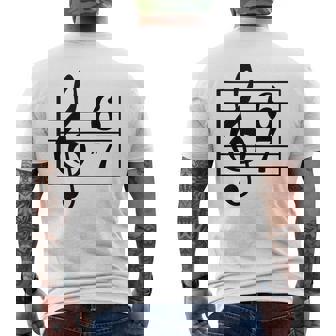 67 Music Meme Slang Six Seven Music Teacher Musician Tank Top Men's Back Print T-Shirt | Mazezy