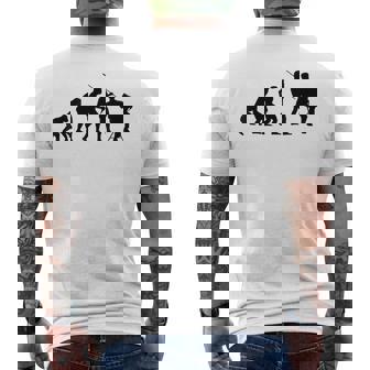 Acordeón Evolution Instrumento Musical Regalo Camiseta Hombre Estampado Espalda - Regaloses