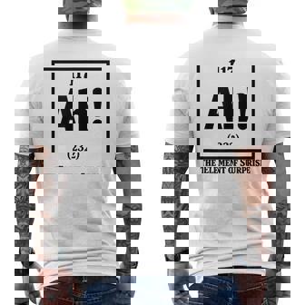 Ah The Element Ofurprise Periodic Table メンズTシャツ バックプリント - Kawaiitshirt